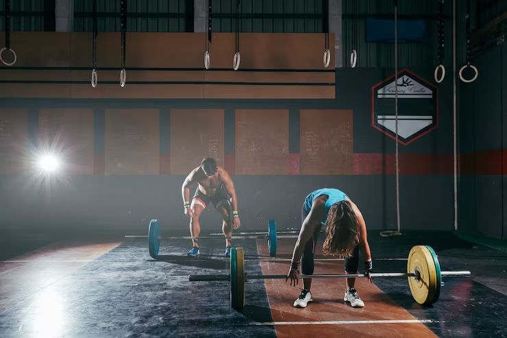 Indoor and Outdoor Crossfit Area Gym at Orizzonte BanerSus